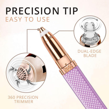 Flawless Eyebrow Remover and Pain less Hair Remover epilator for women Fully Waterproof Trimmer 70 min Runtime
